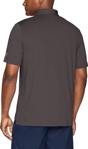 Miniatura 2 de Callaway Polo de golf micro hexagonal para hombre con protección solar, tejido elástico sólido