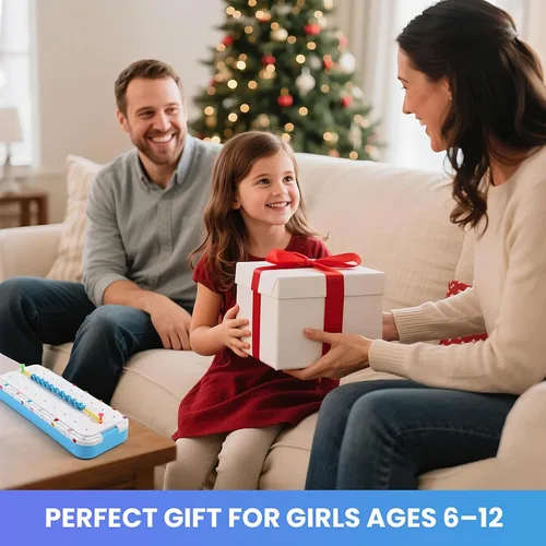 Miniatura 7 de DDAI - Kits para hacer pulseras de amistad, manualidades de arte y artesanía para niños de 8 a 12 años - Regalos de cumpleaños para niñas de 7, 9