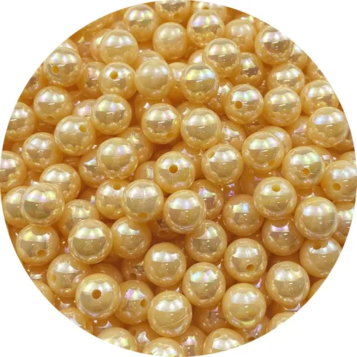 Miniatura 7 de 400 piezas cuentas de perla de 8mm AB cuentas de plástico brillantes y coloridas cuentas espaciadoras sueltas para hacer joyas, aretes, pulseras