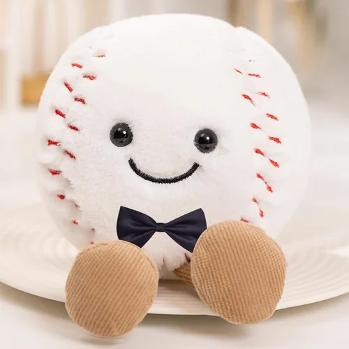 Miniatura 3 de Muñeco de peluche realista de felpa suave y grande para Halloween, juguete de peluche de béisbol de 6 pulgadas, el mejor cumpleaños, Navidad