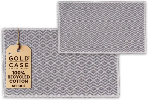 Miniatura 21 de Gold CASE - Juego de 4 Toallas de Mano Turcas para Baño, 20 x 40 pulgadas, Toallas de Baño 100% Algodón, Toalla Pequeña de Cocina Aphrodite