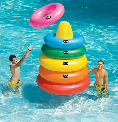 Miniatura 2 de Swimline Giant Ring Toss Game Multicolor, 46-3/4inx54in