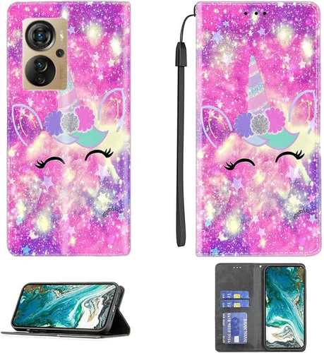 Miniatura 378 de Funda para Moto One Zoom compatible con Motorola One Zoom Phone Case Flip Stand Cover Magnetic Close YHD