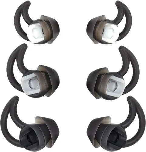 Miniatura 10 de Puntas de repuesto para auriculares pequeños, puntas de silicona compatibles con auriculares Bose QC20 QC20i SoundSport SIE2i IE2 IE3, 3 pares