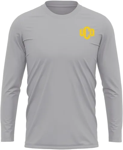 Miniatura 7 de Camisa deportiva de manga larga oficial de la NCAA Collegiate para hombre, con logotipo en el pecho izquierdo, colección Athletic Heather