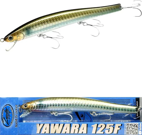 LUCKY CRAFT FlashMinnow 125 YAWARA, señuelos de pesca de agua salada, accesorios y equipo de pesca de surf Jerkbait, señuelos de pesca de fletán y
