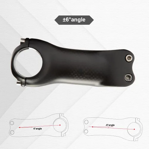 Miniatura 7 de RXL SL MTB vástago de carbono MTB vástago de fibra de carbono vástago de bicicleta de carretera 70 1.252 in Racing Bike Manillar vástago 6 grados