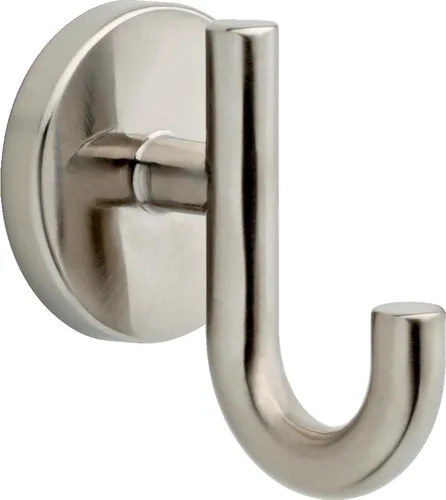 Delta Trinsic (1 paquete) Ganchos para toallas Brilliance de acero inoxidable individuales para baño montados en la pared para batas y toallas