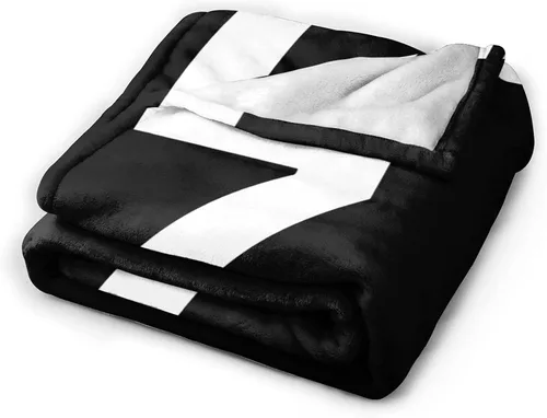 Miniatura 2 de #7 - Mantas de felpa de micro viaje ultra suaves para el hogar, cama, sofá, sala de estar Negro