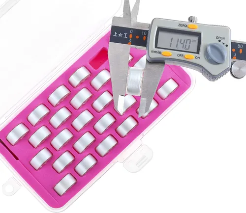Miniatura 4 de New brothread 28pcs blanco 70D/2 (60WT) hilo de bobina preenrollado tamaño A SA156 para bordado y máquinas de coser DIY hilo de bordar hilo de coser