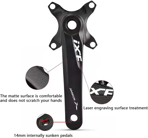 Miniatura 3 de Bielas para Bicicleta de Montaña Biela Integrada Hueca Modificada de Disco Único 32T 34 36T