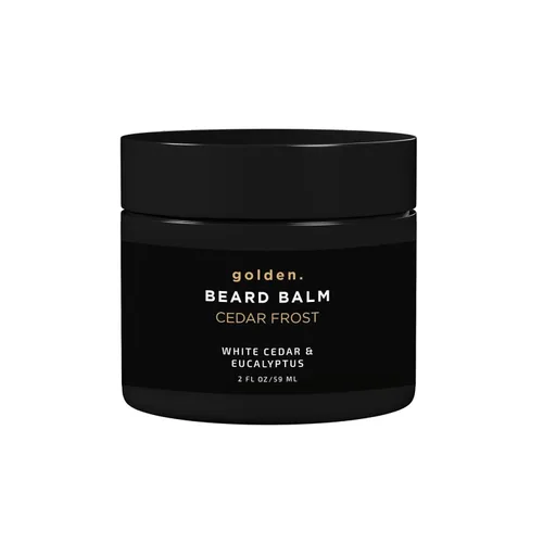 Golden Grooming - Bálsamo para barba – Domina los flaways y promueve un crecimiento más grueso, cera de peinado natural con manteca de karité y