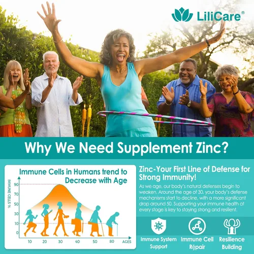 Miniatura 5 de Zinc Gummies 50mg + Quercetin & Bromelain, Vitamin C & D3, Copper, Selenium, Fermented Zinc Supplements for Women and Men for Immune Defense