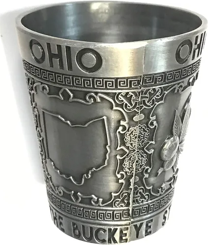Miniatura 8 de States Souvenir Metal Shot - Texas, Nashville, Indiana, Iowa, St. Louis, Chicago, Kentucky, Ohio, Illinois, chupito de metal coleccionable