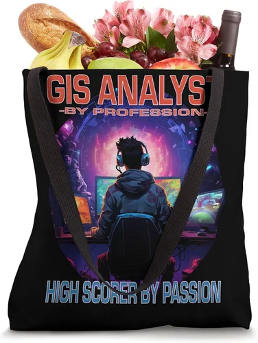 Miniatura 4 de GIS Analyst Funny Gamer - Fun Pun Gaming Tote Bag