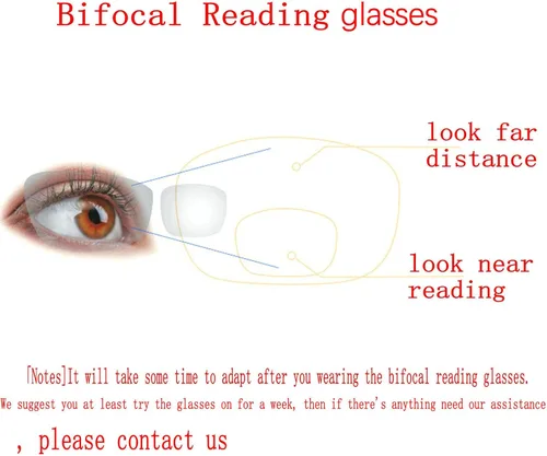 Miniatura 2 de Gafas de lectura multifocales fotocrómicas deportivas para hombres y mujeres, luz ultraligera transición bifocal, gafas de sol presbípicas