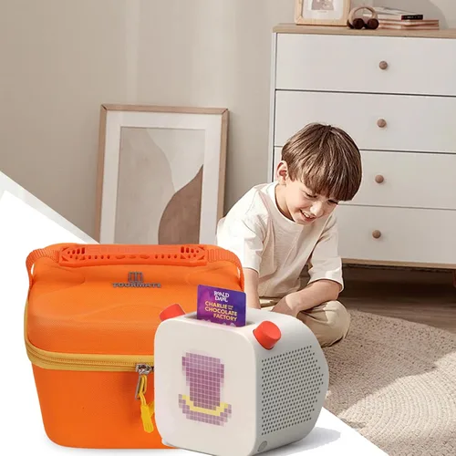 Miniatura 8 de Tourmate Estuche rígido de almacenamiento para niños y altavoces Bluetooth, estuche de transporte de viaje para niños, reproductor de música