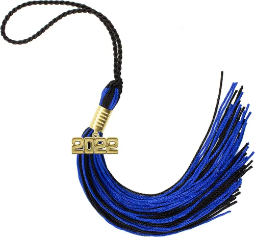 Miniatura 699 de Borla de graduación Aqua 2022, todos los colores escolares disponibles, fabricada en Estados Unidos