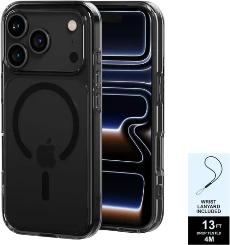 Miniatura 13 de PAUL B Funda para iPhone 17 2025 (compatible con MagSafe) protección contra caídas de grado militar (probada hasta 13 pies), antiamarilleamiento