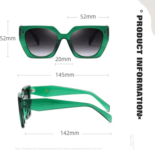 Miniatura 17 de Gafas de sol retro para mujer y hombre, cuadradas, modernas, modernas, modernas, con protección UV, parasol