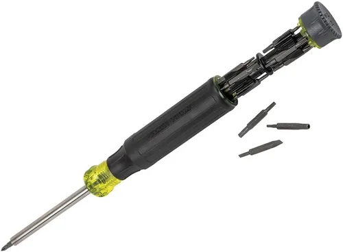Miniatura 2 de Klein Tools 32328 y 32314 Juego de destornilladores de precisión y electrónica, 4 en 1 con Phillips de fuerza industrial y puntas ranuradas
