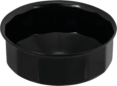 Performance Tool W54074 Llave de filtro de aceite de acero de 14 flautas de 2.559 in para herramienta de accionamiento de 3/8 pulgadas, se adapta a