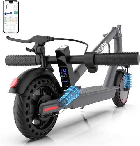 Miniatura 14 de Aovowheel Electric Scooter for Adults, Folding E Scooter with 350W/500W Motor 16/24 Mph Top Speed, Max 19-23 Miles Long Range, 8.5''/10''/14''Tires
