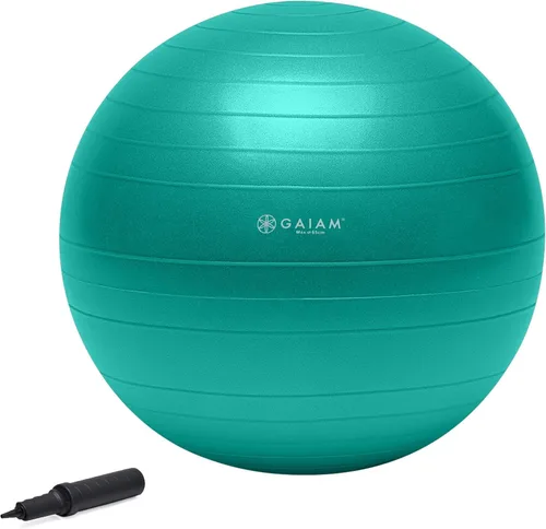 Miniatura 7 de Gaiam Pelota de equilibrio para todo el cuerpo de yoga, antiestallido con bomba de aire para silla de casa, oficina y fitness - Varios tamaños