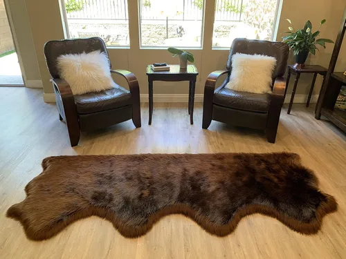 Miniatura 82 de LAMBZY Alfombra de pelo de oveja sintética, hipoalergénica, súper suave, sedosa para sala de estar, habitación de los niños, sofá