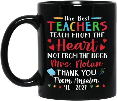 Miniatura 15 de Taza de café personalizada, regalos de agradecimiento al profesor para el mejor profesor, tazas de café con nombre personalizado para profesores