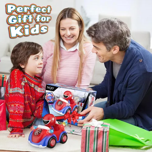 Miniatura 5 de NQD Coche de control remoto para niños pequeños, coches RC con música y luces, material ABS, juguetes de coches de carreras de dibujos animados RC