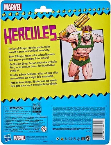 Miniatura 5 de Marvel Classic Marvel Legends Hercules - Figura de acción de 6 pulgadas, multicolor, tamaño estándar (F1138)