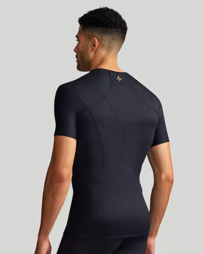 Miniatura 10 de Tommie Copper Camiseta de compresión con corrector de postura para hombre, con protección solar UPF 50