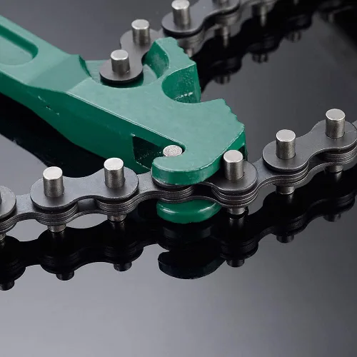 Miniatura 6 de Llave de cadena, 12 pulgadas, para filtro de aceite y combustible automotriz, herramienta de extracción ajustable, se adapta a 1.6 a 5.9 pulgadas