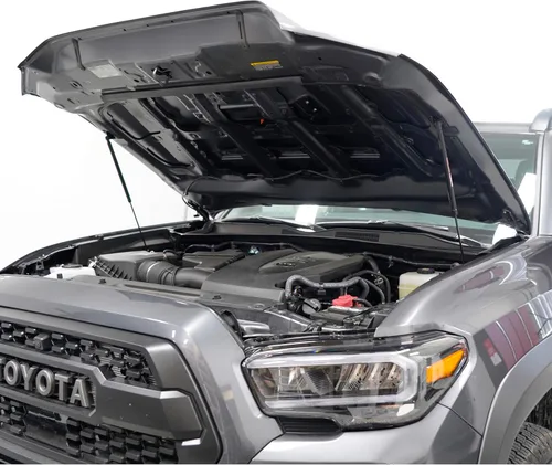 Miniatura 5 de Redline Tuning 21-27015-02 sistema de cofre de elevación rápida para Toyota Tacoma - Con revestimiento negro y revestimiento antipolvo negro Hood