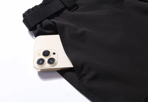 Miniatura 5 de MOERDENG Pantalones de senderismo ligeros para hombre con cinturón, impermeables, de secado rápido, pantalones tácticos elásticos