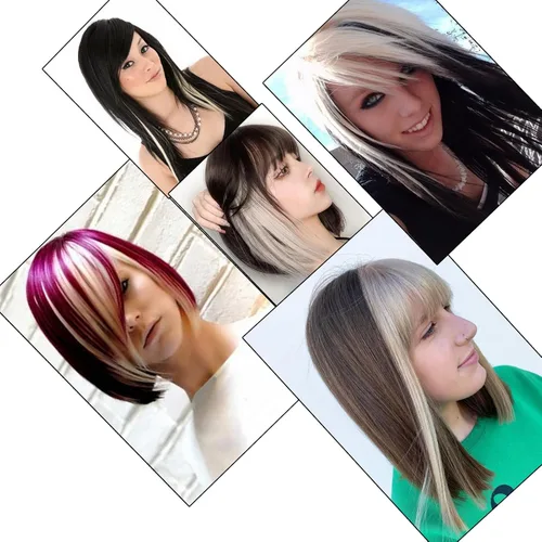 Miniatura 6 de Extensiones de cabello humano con clip, de 18 pulgadas, rubio decolorado, 100% real, extensiones de cabello con clip para mujer, 6 piezas de cabello