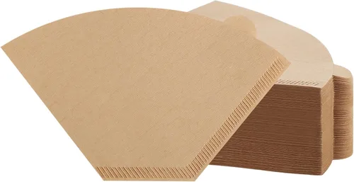 Miniatura 7 de 200 filtros de café #2, 2 filtros de café de cono natural sin blanquear, 2 filtros de cono de papel compatible con cafetera por goteo y vertido