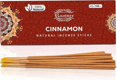 Miniatura 23 de Raajsee Varillas de incienso natural de flores de jazmín, paquete de 3.53 oz, 100% puro, orgánico, natural, enrollado a mano, libre de productos