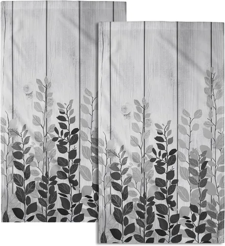 Miniatura 44 de Giwawa Toallas de Mano Verdes Bosque Nebuloso Set de 2 Montaña Bosque Suave Toallas de Huésped Toallas de Cara Baño Decoraciones Finas Toallas