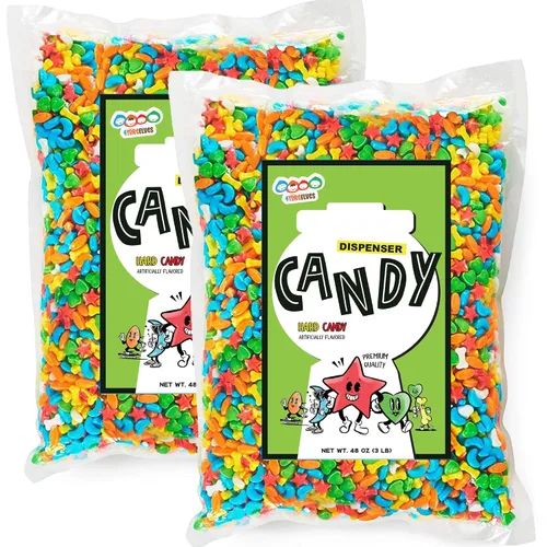 Miniatura 12 de Wee Winkers - 5 libras de caramelos a granel para máquina de dulces, el relleno perfecto para tu máquina de chicles, formas variadas con sabor a