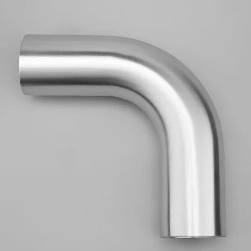 Miniatura 24 de AC PERFORMANCE Codo de aluminio de 45 grados de 1.75 pulgadas (45 mm) OD, tubo de aire de entrada para intercooler, 1.5D de radio, acabado cepillado