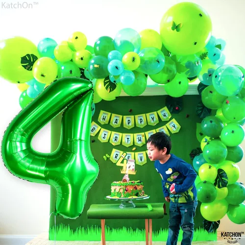 Miniatura 592 de KatchOn, Globo grande azul número 2 de 40 pulgadas Decoraciones de cumpleaños de Baby Shark para niño de 2 años Globo azul número 2 Globo