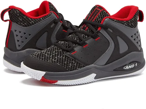 Miniatura 7 de AND1 Zapatos de baloncesto para niñas y niños, tenis altos para niños, zapatos de baloncesto juveniles para niños, talla 1 a 7 para niños pequeños