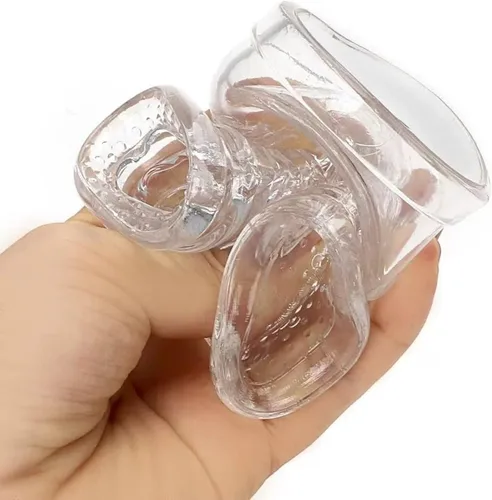 Miniatura 7 de GURECOD Accesorio de masajeador y accesorio de masaje, cubierta de cabeza de silicona transparente para masajeador