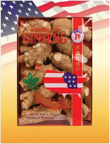 Hsu's SKU 110-4 | Corto extra grande | Ginseng americano cultivado de Wisconsin directamente de jardines de ginseng | | Caja de 4 onzas, B005HSX9VM