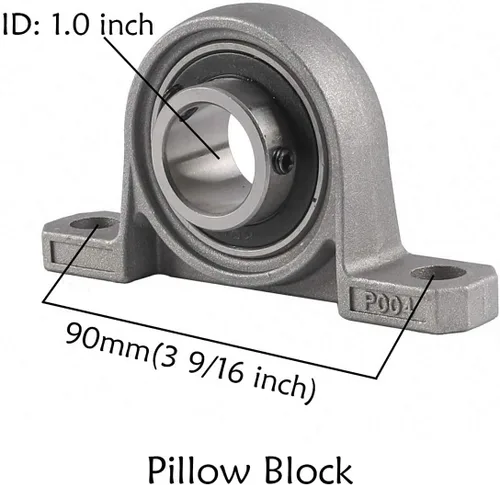 Miniatura 9 de Eje vivo de acero de 1 pulgada con ruedas sin cámara de 16 x 8-7 pulgadas, llanta y piñón de cadena, cilindro maestro de freno para Go Kart Quad