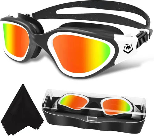 Miniatura 7 de WIN.MAX - Goggles de natación polarizados, antivaho, antirrayos ultravioleta, sin filtraciones y con visión clara para hombres, mujeres, adultos
