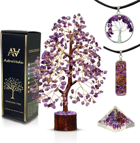 Miniatura 10 de Árbol de 7 chakras, árbol de la vida de cristal, árboles de Feng Shui, energía positiva, regalo de meditación, cristales y piedras, artículos A0