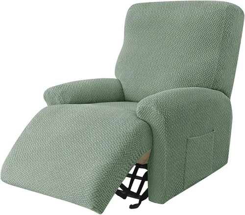 Miniatura 18 de IMYOGI Fundas de sofá de alta elasticidad para sofá reclinable, funda elástica para sofá individual, 1 pieza, protector de muebles, funda de tela
